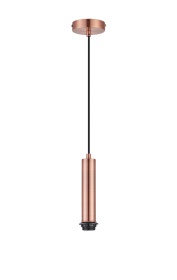 D0890AC  Wick 1.5m 1 Light Pendant, 1 x E27, Antique Copper